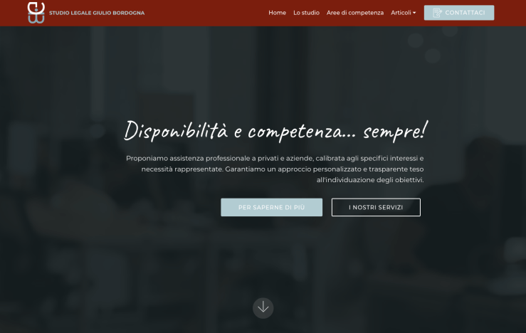 Sito internet Studio Legale