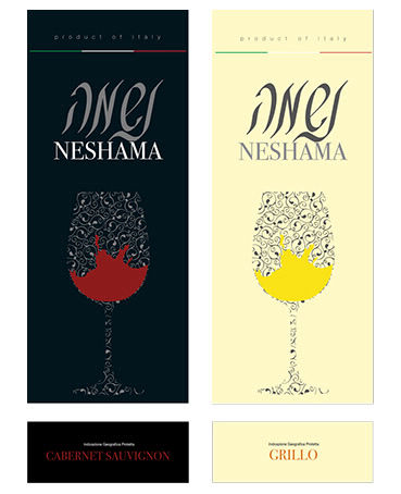 Etichette vino Neshama