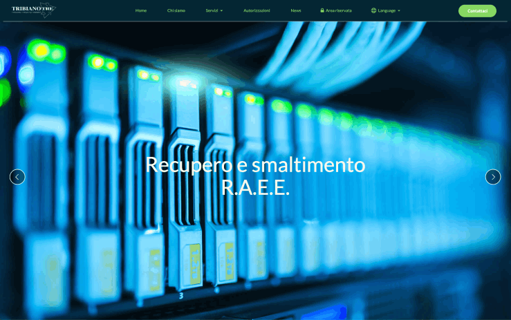 Sito internet Tribiano Tre srl